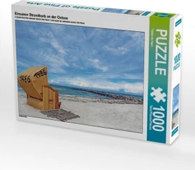 Calvendo Einsamer Strandkorb an der Ostsee