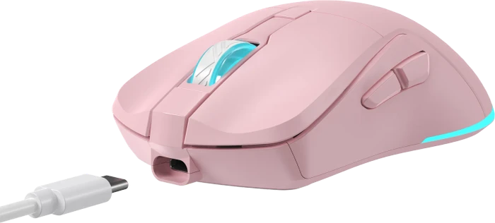Baracuda Turtle Pink Wireless Gaming Mouse, rosa, USB