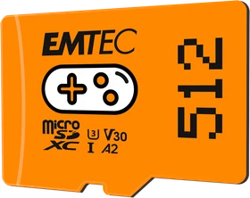 Emtec GAMING R100/W50 512GB, UHS-I U3, A2, Class 10