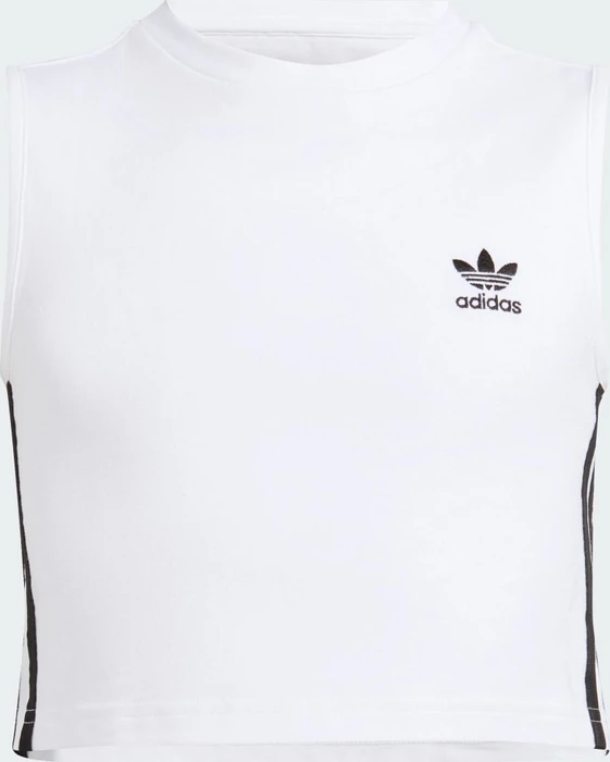 adidas Adicolor Crop Shirt ärmellos weiß (Junior)