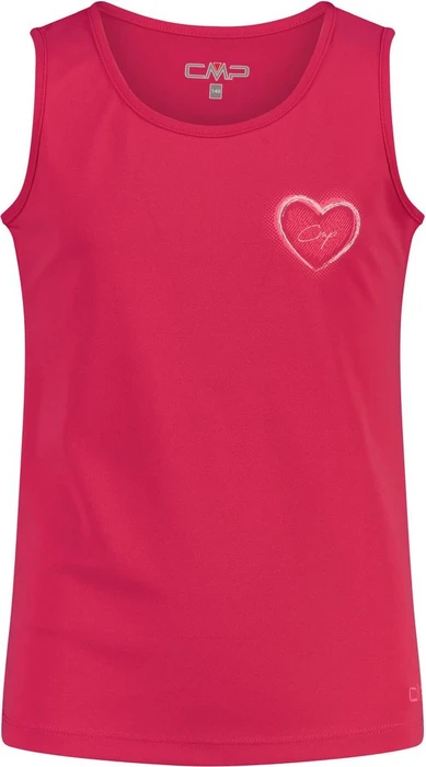 CMP Grafik Funktionsshirt ärmellos magenta (Junior)