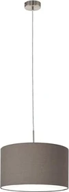 Eglo Pasteri 38cm Pendelleuchte/Schirmleuchte anthrazit/braun