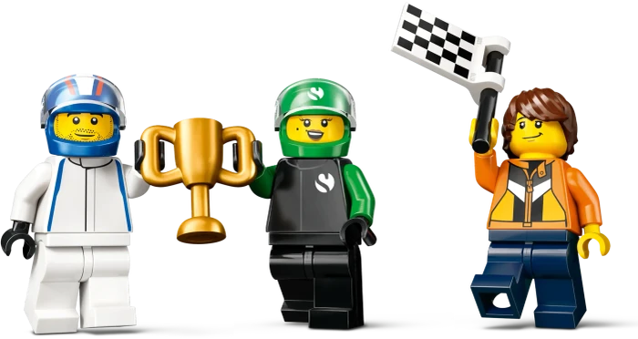 LEGO City - F1 Startaufstellung mit VCARB & Sauber Rennautos