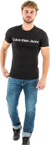 Calvin Klein Core Institutional Logo Slim Fit T-Shirt kurzarm ck black (Herren)