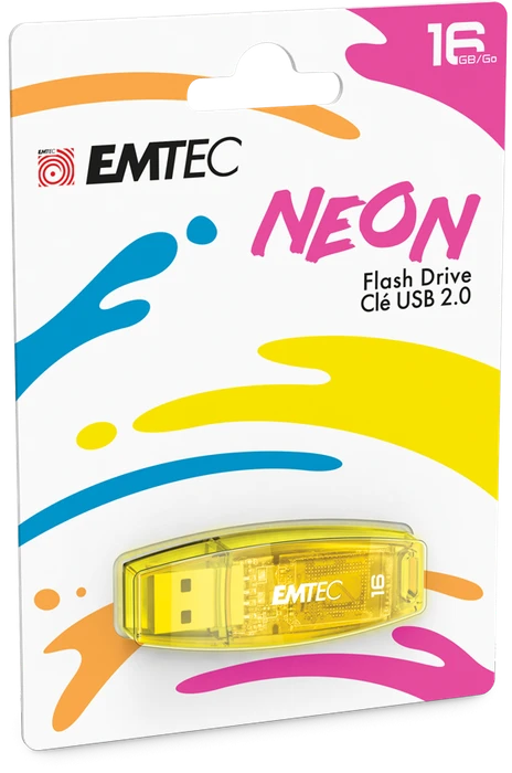 Emtec C410 Neon 16GB, USB-A, USB 2.0