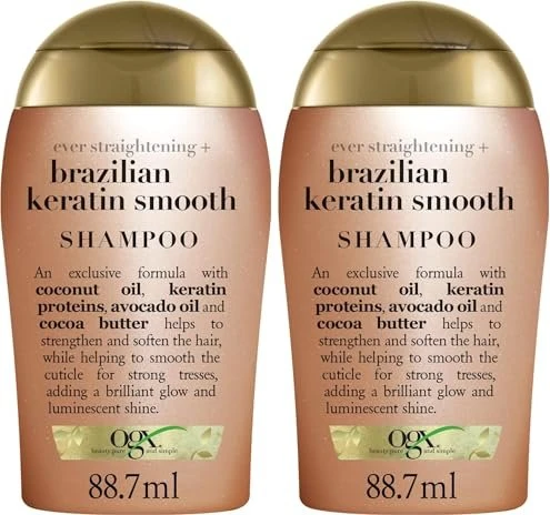 OGX Ever Straightening + Brazilian Keratin Smooth Shampoo, 88.7ml