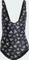adidas Allover Print Sportswear Badeanzug schwarz/weiß (Damen) Vorschaubild