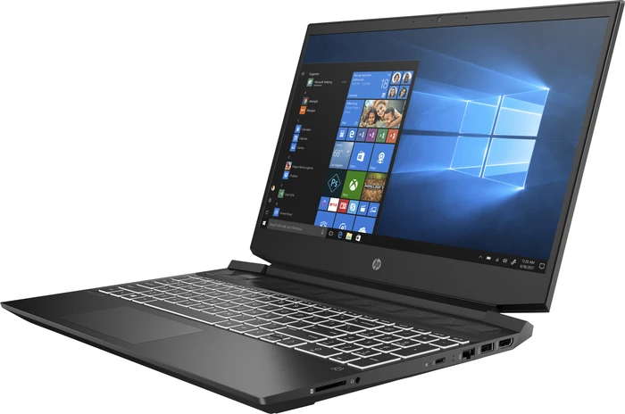 HP Pavilion Gaming 15-ec1300ng, Shadow Black, Ryzen 5 4600H, 8GB RAM, 512GB SSD, GeForce GTX 1050, DE