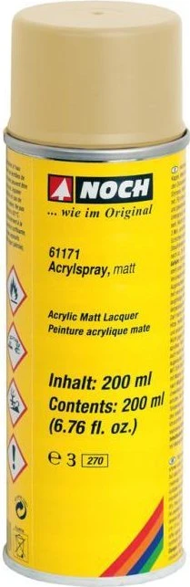 Noch Acrylspray matt elfenbein, 200ml