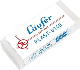 Läufer Plast 0140, Radierer, weiß