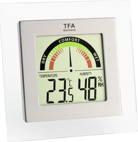 TFA Dostmann Temperaturstation silber, digital