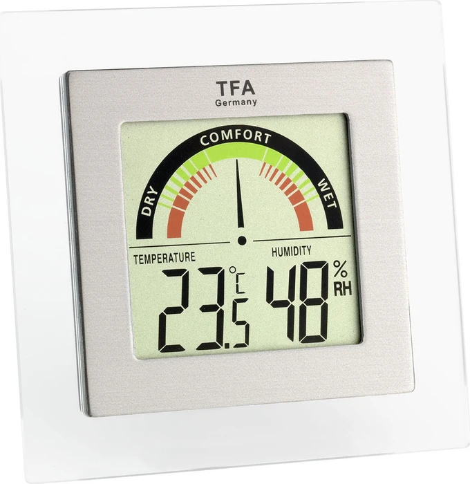 TFA Dostmann Temperaturstation silber, digital