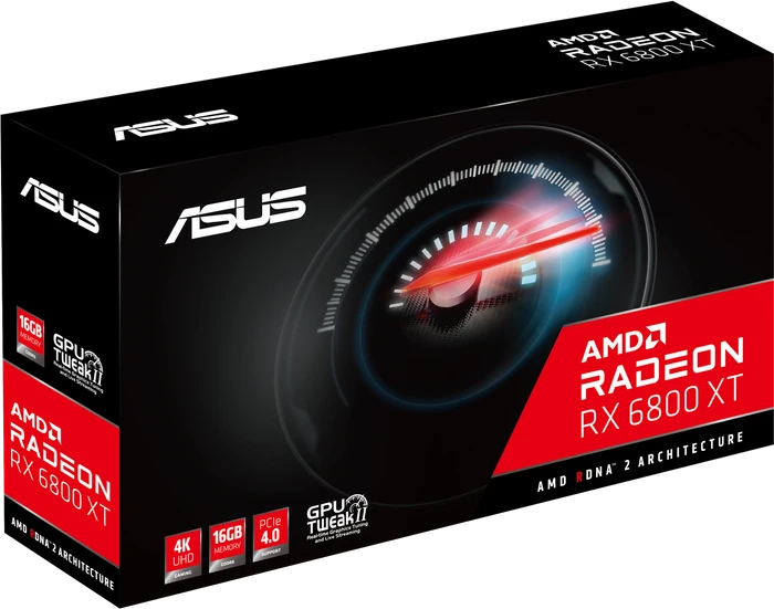 ASUS Radeon RX 6800 XT, RX6800XT-16G, 16GB GDDR6, HDMI, USB-C, 2x DP