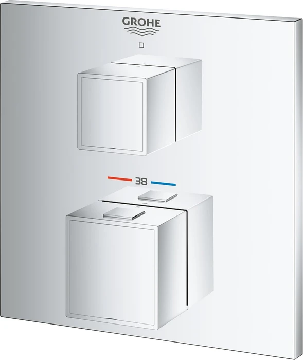 Grohe Grohtherm Cube Thermostat-Brausearmatur chrom