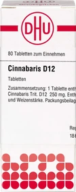 DHU Cinnabaris D12 Tabletten, 80 Stück