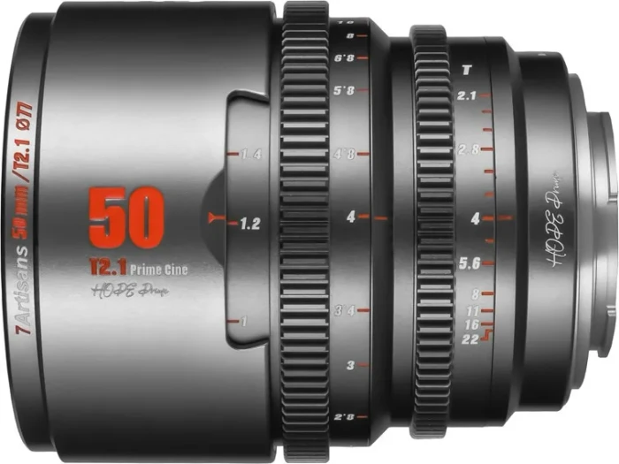 7artisans Hope 50mm T2.1 S35 Cine für Sony E titan