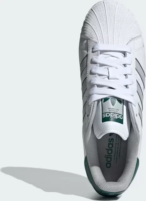 adidas Superstar XLG cloud white/grey two/collegiate green (Herren)