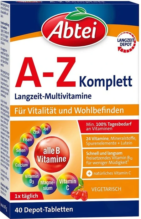 Abtei A-Z Komplett Tabletten, 40 St