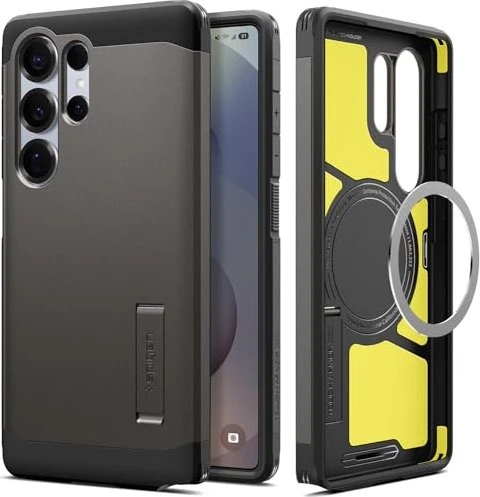 Spigen Tough Armor AI (MagFit) für Samsung Galaxy S25 Ultra Gunmetal