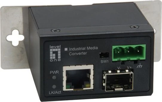 LevelOne IEC-4000 Industrial Media Converter, RJ-45, SFP