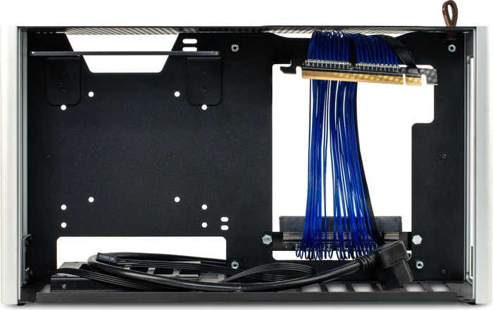 Louqe Ghost S1 MK III, Limestone, silber, Mini-ITX