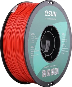 eSUN ABS+, red, Spule, 1.75mm, 1.00kg