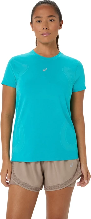 Asics Road Seamless SS Laufshirt kurzarm energy aqua (Damen)