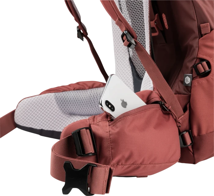Deuter Futura Air Trek 45+10 SL redwood/lava (Damen)