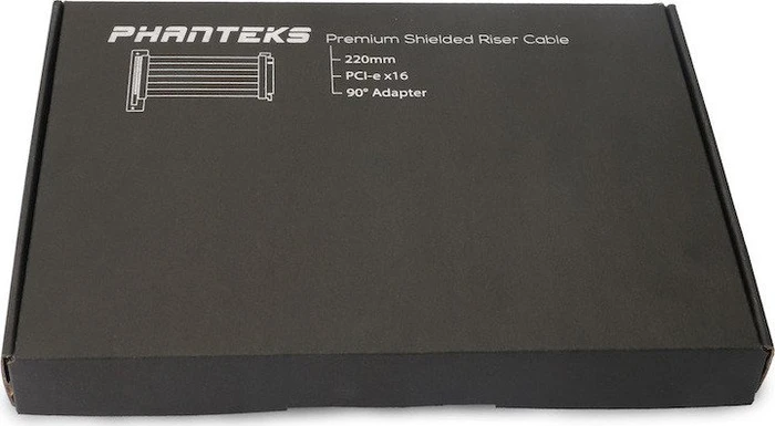 Phanteks Riser Kabel Premium, gewinkelt, PCIe 3.0, 220mm