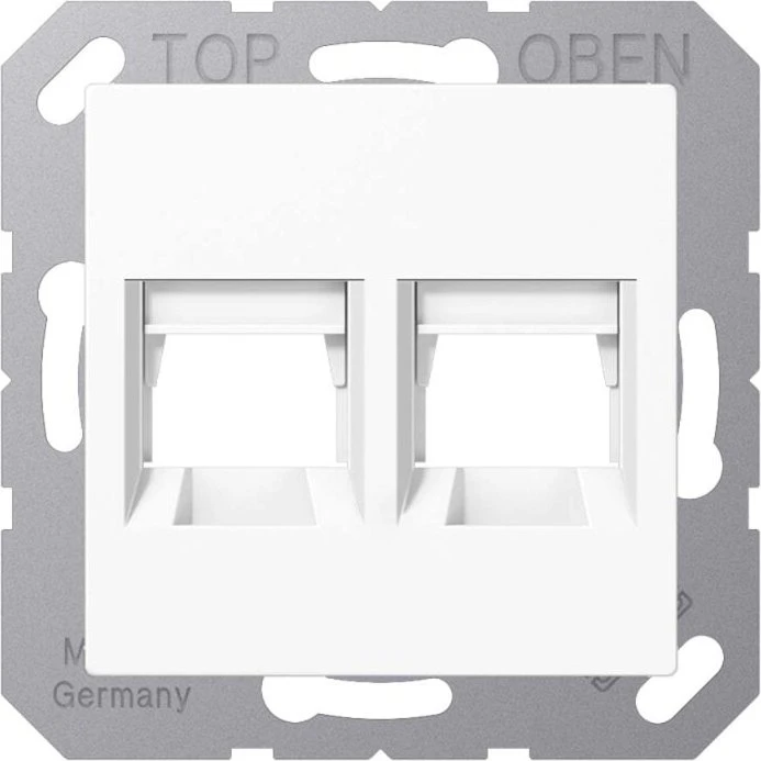 Jung Series AS Abdeckung für Modular-Jack Avaya, alpinweiß