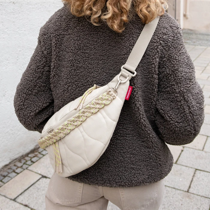 Reisenthel city makramee Bauchtasche puffer stone