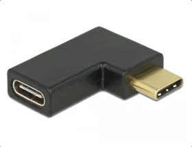 DeLOCK USB-C 3.1 [Stecker]/USB-C 3.1 [Buchse] Kupplung, gewinkelt links/rechts (65915)