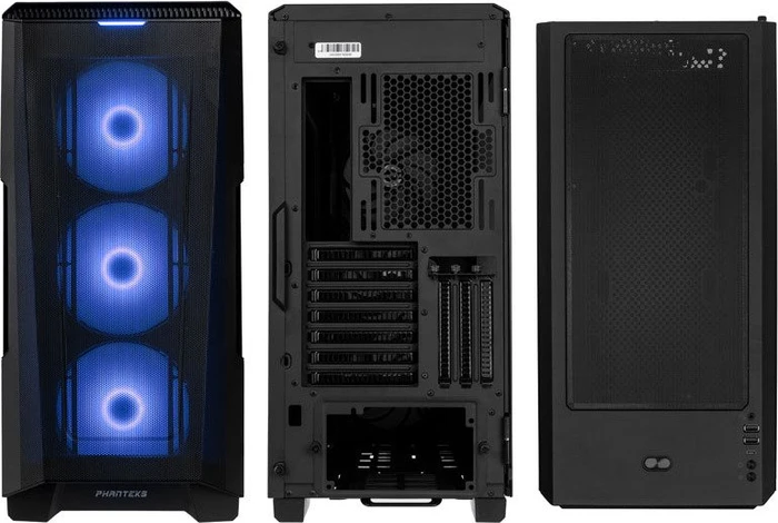 Phanteks Eclipse P500A DRGB, schwarz, Glasfenster