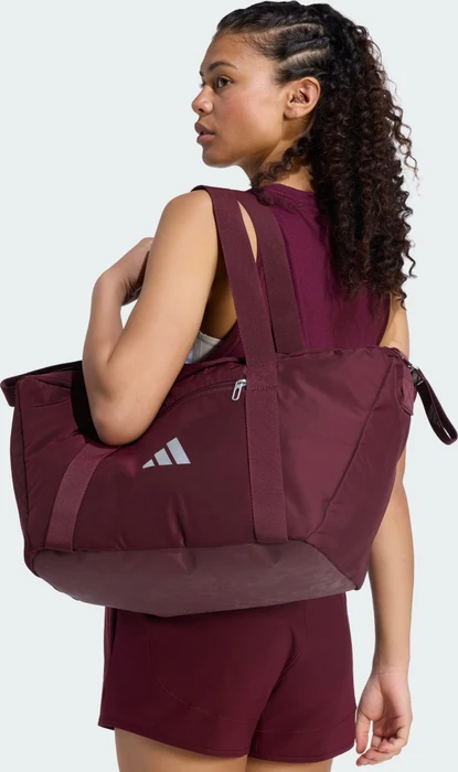 adidas Fitness & Training Sporttasche maroon/silver metallic