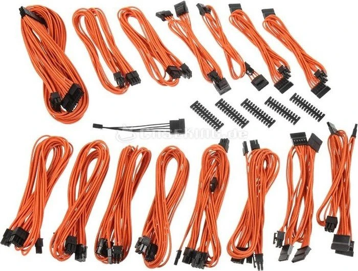 BitFenix Alchemy 2.0 EVG-Series Kabel Kit für Netzteile, orange