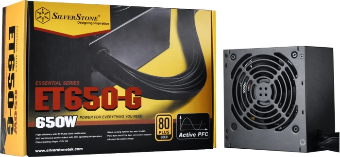 SilverStone Essential Gold ET650-G 650W, ATX 2.4