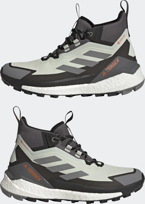 adidas Terrex Free Hiker 2 GTX linen green/grey three/impact orange (Herren)