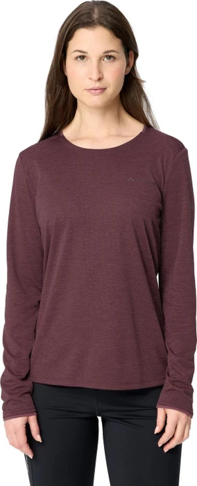 Vaude Essential Funktionsshirt langarm ruby dusk (Damen)