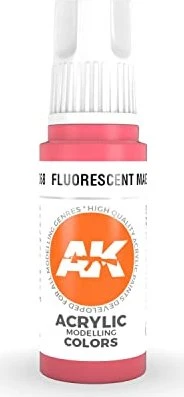 AK-Interactive 3rd Gen Acrylic Colors Acrylic Modelling Colors fluorescent magenta, 17ml