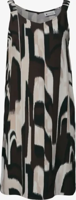 Street One Knielanges Kleid mit gerafften Trägern Kleid espresso brown (Damen)