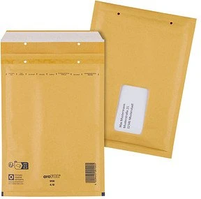 aroFOL POLY 100 Luftpolstertaschen 4/D braun für DIN A5