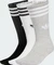 adidas 3-Streifen High Crew Socken white/medium grey heather/black, 3 Paare Vorschaubild