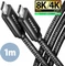 Axagon USB-C Kabel, USB4 Gen3x2, 40Gb/s, 8K60Hz, 240W PD EPR, USB-C [Stecker] auf USB-C [Stecker], 1m Vorschaubild