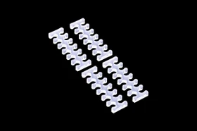 Alphacool Eiskamm X12 Kabelkamm 3mm, klar, 4er-Pack