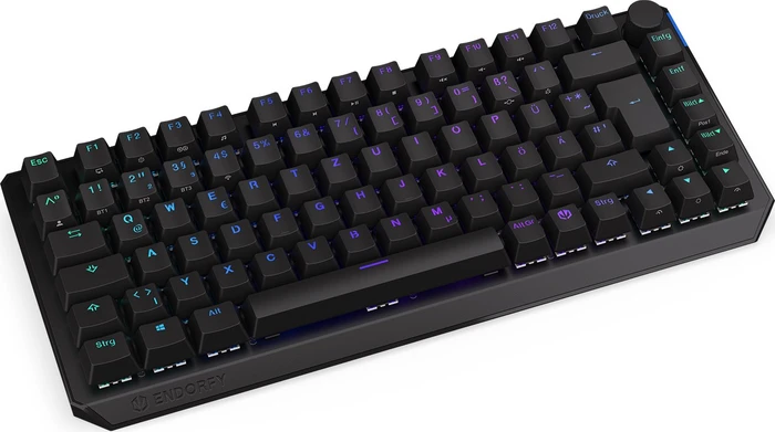 Endorfy Thock 75% Wireless, PBT, LEDs RGB, hot-swap, Kailh Box RED, USB/Bluetooth, DE