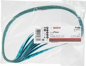 Bosch Professional J455 Best for Inox Schleifband K180, 13x610mm, 10 Stück
