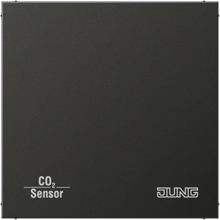 Jung KNX CO2-Sensor 2-fach Aluminium anthrazit, Multisensor