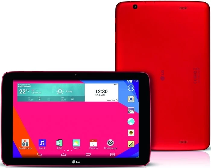 LG G Pad 10.1, rot, 16GB