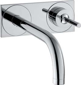 Hansgrohe Axor Uno Waschbeckenarmatur mit Platte 165mm brushed bronze