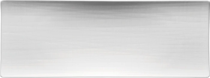 Rosenthal Mesh Weiß Platte flach 34x13cm
